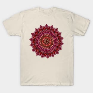 Red moon mandala T-Shirt